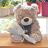 [florence du] くまさんぬいぐるみ＆ソープフラワーミニ花束(イエロー)セット