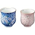 きざむ 名入れ 千本桜湯呑み 陶器 有田焼 ギフト ペアセット