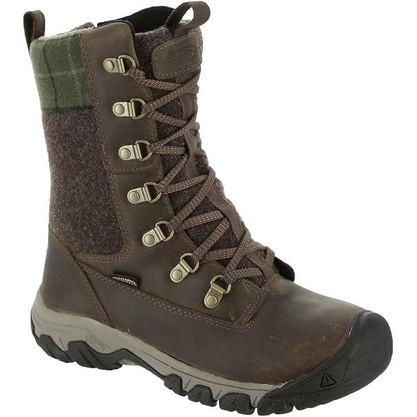 Amazon | KEEN レディース Revel スノーブーツ, Black/North Atlantic