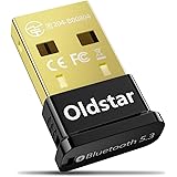 【2024Bluetooth5.3技術】Bluetoothアダプタ 5.3 Oldstar Bluetooth USB アダプタ ドングル EDR/LE対応(省電力) 低遅延 小型 最大通信距離20m Win7/8.1/10/11対応 ブルートゥース