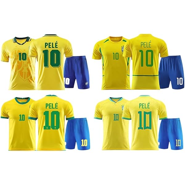 Amazon.co.jp: ブラジル代表 ユニフォーム 1998 レプリカ ホームカラー