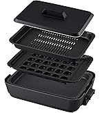 Amazon | 象印マホービン ホットプレート 3枚タイプ 穴あきプレート 深