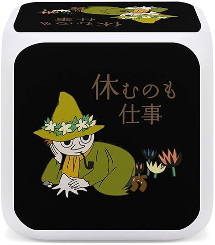 Amazon.co.jp: ムーミン スナフキン 目覚まし時計 アナログ 大
