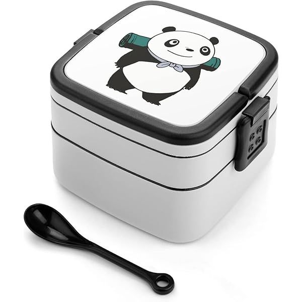 Amazon | かわいいパンダ ジャイアントパンダ パンダ柄 弁当箱 ランチ 