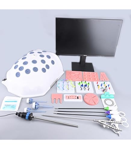 Amazon.co.jp: 腹腔鏡手術訓練 縫合練習キット腹腔鏡トレーナー