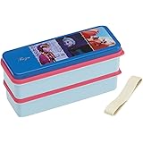 スケーター (skater) 弁当箱 2段 シリコン製内蓋付 630ml スリム ランチボックス アナと雪の女王 ファイナルフレーム ディズニー SSLW6