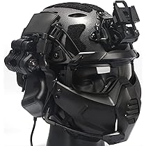 FASTタイプ ヘルメット調整可能 マウントとサイドレール付きエアソフトゲーム用 Amazon.co.jp: ファストタクティカルヘルメット、サイドレール