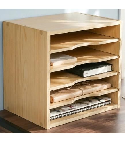 Amazon.co.jp: BREA-1182DB 日本製 A4 木製 書類ケース6段 ブレア