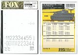 barchetta 1/35 GERMAN 502nd H. TANK Btn. #1 1942【FOX MODELS D035002】
