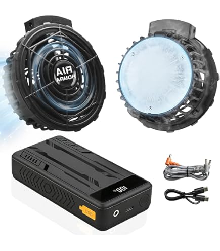 Amazon.co.jp: 【2026最強進化ペルチェ式冷却ファン＆41400mAh大容量