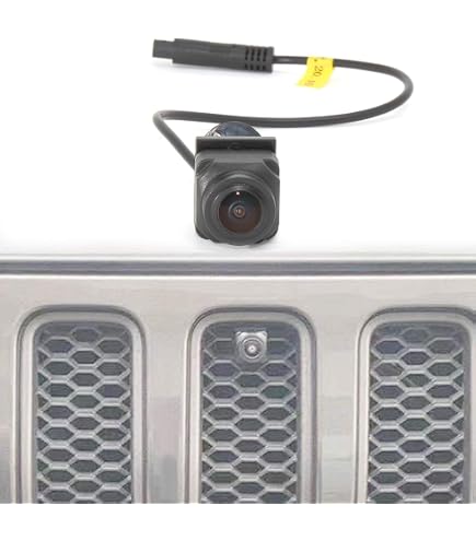 RLB-HILON Backup Camera Bezel Trim Compatible With Jeep Wrangler Jl Jlu 2018 2019 2020 2021 2022 2023 Year For 68301879ab Rear View Camera Cover Case