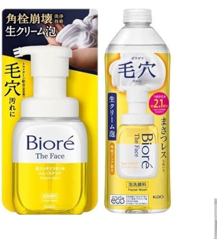 Amazon | 花王 ビオレ ザフェイス泡洗顔料 スムースクリアプラス 本体