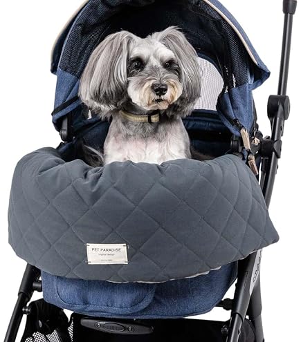Amazon | ペットパラダイス 犬 クッション ステッチ ペットカート用
