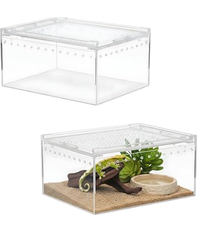 Amazon | 【Jexiro】 虫かご 大型 爬虫類ケージ 飼育容器 アクリル製