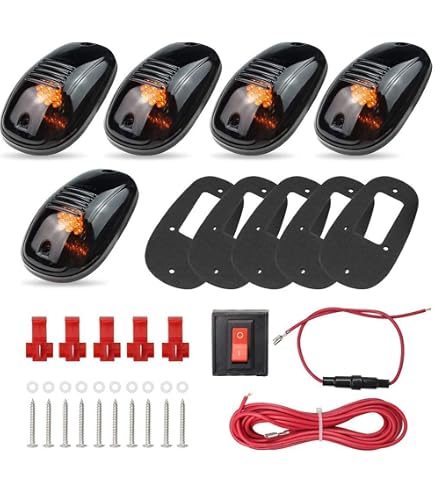Amazon | Ygmylandbb LEDルーフマークルーフライト 12V 9 LEDキャブ
