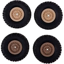 Amazon | B Baosity 4個 ホイールリム タイヤ 1/16 RCクローラ車