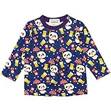 GARACH(ギャラッチ) 天竺雪降りパンダ総柄長袖Tシャツ 90cm /ネイビー NO.AH-431404