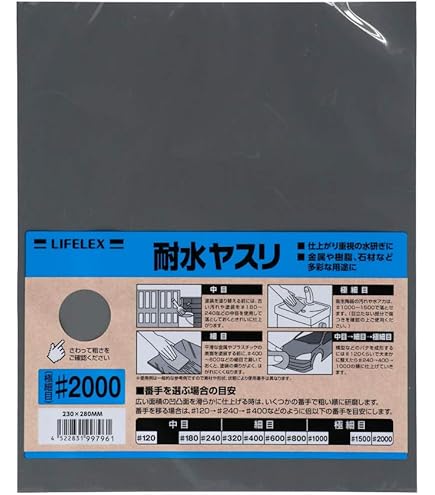 Amazon | #600 耐水ペーパー SC/コバックス 紙やすり 紙ヤスリ | 耐水
