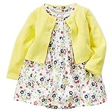 カーターズ carter's アパレル baby line ワンピース カーディガン 2点セット イエロー 綿 121G457 【並行輸入品】 9ヶ月
