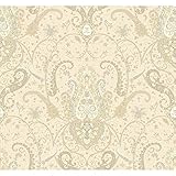 York Wallcoverings wa7720ウェイバリー通りClassics Byzance壁紙、 Wallpaper WA7720 1