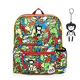 Babymel Kids Backpack Rucksack With Keyring - Multi Dino Design - Suitable From 3 Years Plus by Baby