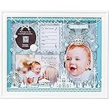 （写真立て/フォトフレーム）パラダイスベビーフォトフレーム4W　ブルー (400-7173r)