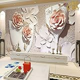 Sproud 部屋のテレビのパーソナリティ 3 D ステレオ背景の壁紙ヨーロッパ Jade リリーフ壁紙 Qiangbu シームレスな不織布を角質ケアクロスに壁画 150 Cmx 105 Cm
