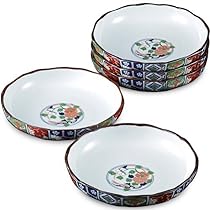 Amazon | 有田焼青花しん窯 レア 約20cm深皿パスタ皿5枚セット | ノー  