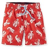 Carter's （カーターズ） :: ベビー 水着 トランクス 100%ポリエステル :: Lobster Print Swim Trunks :: 12M (72-78cm) :: 72-78 c