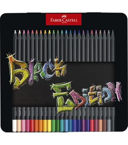 Amazon | Faber-Castell Buntstifte Black Edition 36er Kartonetui