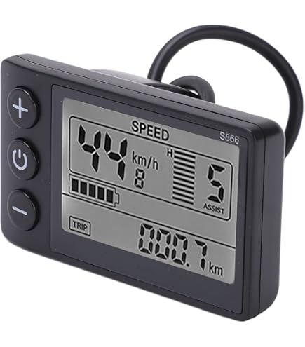 Amazon | 電動バイクLCDディスプレイ、24V 36V 48V 60V M5 LCD