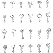 Amazon | ネイルパーツ メタルパーツ 20個セット 五芒星型 立体 3D