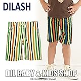 (ディラッシュ) DILASH es4 薄手ツイルマルチストライプハーフパンツ 80 チャコール