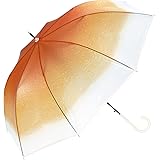 Wpc. 雨傘 ［ビニール傘］旅する喫茶×Wpc.™ クリームソーダアンブレラ オレンジ 長傘 60cm レディース 大きい さくらんぼのチャーム付き フォトジェニック 映え レトロ 純喫茶 エモい グラスファイバー 丈夫 おしゃれ 可愛い 女性 P