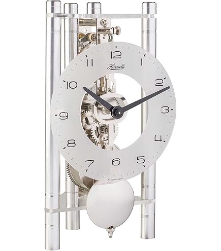 Amazon.co.jp: Qwirly Store:Hermle Kehl 機械式スケルトン置時計
