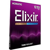Amazon.co.jp: Elixir エリクサー アコースティックギター弦 POLYWEB