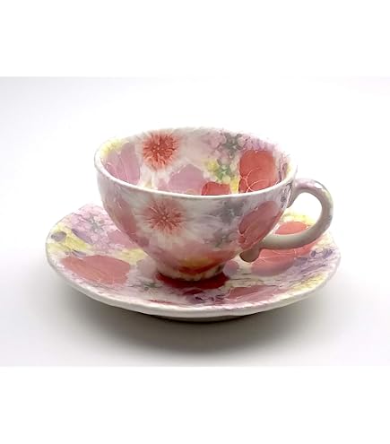 Amazon | 工房ゆずりは 黄彩バラ紋 コーヒー碗皿 手造り 手描き Amazon | 工房ゆずりは 黄彩バラ紋 コーヒー碗皿 手造り 手描き