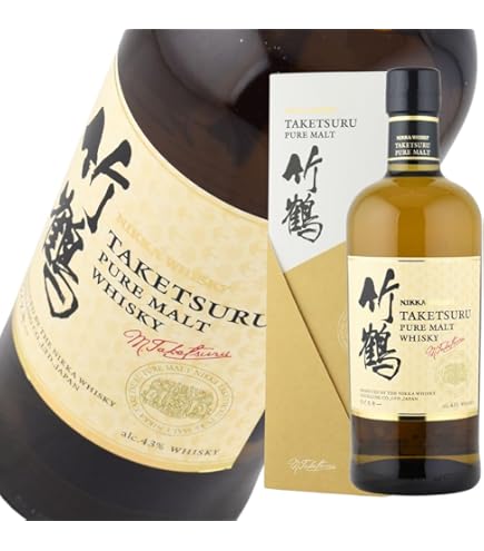 Amazon.co.jp: ニッカ 竹鶴 ピュアモルト43度 箱付き [ 日本700ml