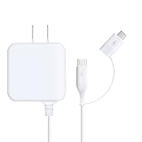 ホワイトナッツ Galaxy S10 SC-03L 急速充電 2A TYPE-C microUSB 2in1 スクウェア スマホ 充電器 コンセント