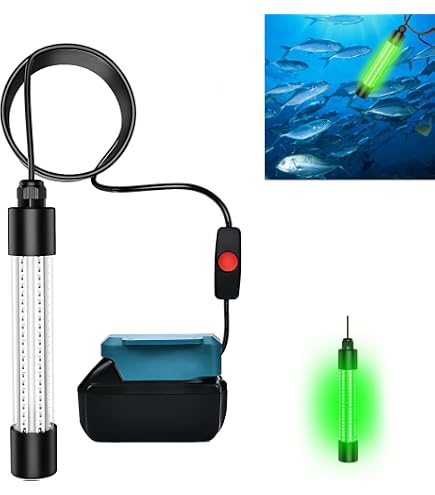 Amazon.co.jp: Generic LED集魚灯、マキタ18Vバッテリー126 LEDビーズ