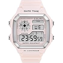 デジタル腕時計 シルバー 5点セット Amazon.co.jp: [COJR] デジタル腕時計 メンズ 5気圧 防水 腕時計 多