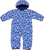 (コロンビア) Columbia フード付き ロンパース SN0219 (80cm(12/18), 441：Super Blue Blocks)
