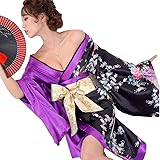 [アライブ] ツートンカラー孔雀柄着物 ドレス キャバ ドレス 女性用 和柄 ショート丈 レディース
