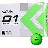 HONMA GOLF(本間ゴルフ)日本正規品 ホンマ D1 ゴルフボール1ダース(12個入) 2022モデル 「BT2201」