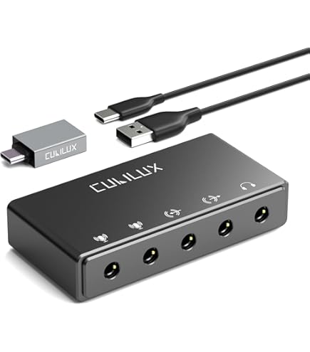 Cubilux Attenuatore Da Linea A Microfono Da 3,5 Mm, Uscita