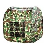 YL Army Green Camouflage Children Game Play House Great for Indoor and Outdoor [並行輸入品]