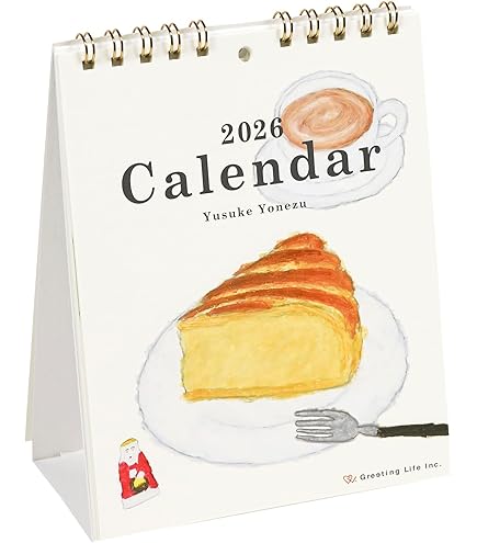 Amazon | グリーティングライフ 2026年 カレンダー 米津祐介