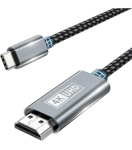 映像用ケーブル USB C HDMI Amazon.co.jp: USB Type C to HDMI Conversion Cable, 1.8 M
