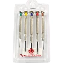 Amazon | 明工舎製作所 MKS 39000 5本組 色付き ドライバー 時計用工具