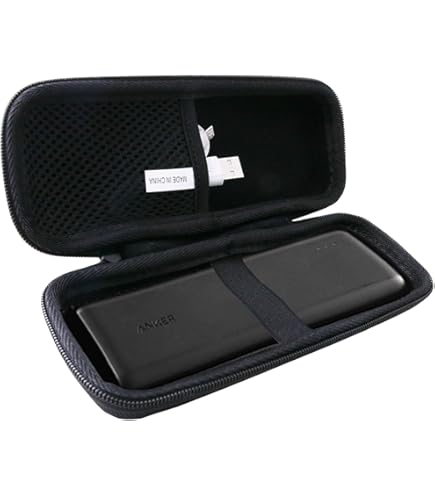 ★Essential 20000mAh モバイルバッテリー対応収納ケース 黒 Amazon | PowerCore Essential 20000mAh モバイルバッテリー